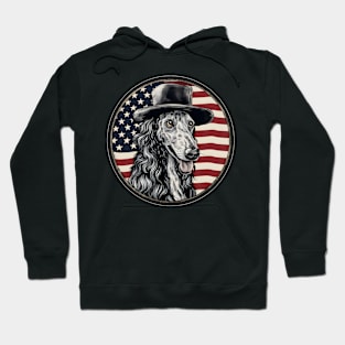 Borzoi 4th of July Hoodie